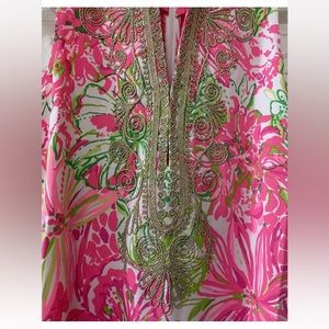 Lilly Pulitzer Size 2 Maxi Dress CARLOTTA Koala Me Maybe MAXI DRESS pink